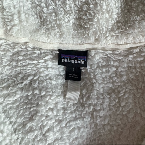 Patagonia Women’s Half-Zip White Fleece - Picture 2 of 4